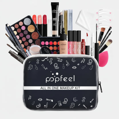 All In One Makeup Kit  for Women Full Kit Set, All in One Makeup Sets Include Eyebrow Eyeliner Eyeshadow
